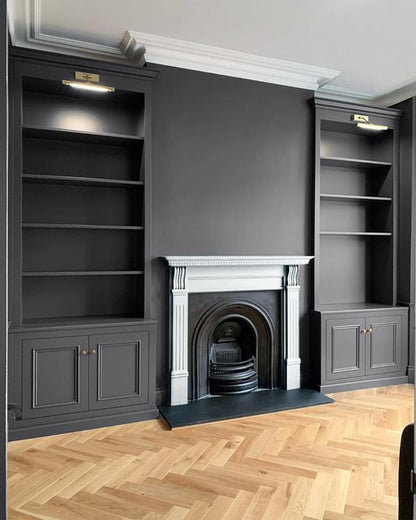 Fireplace cabinetry